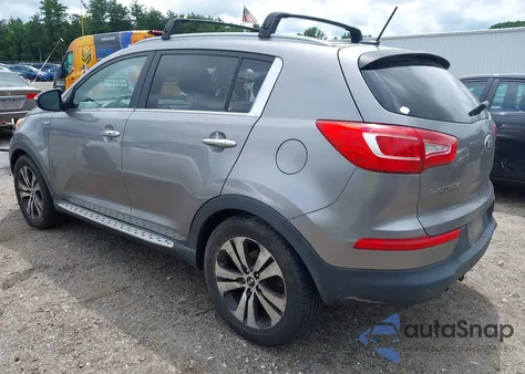 2013 Kia Sportage Ex z USA, uszkodzony, nr VIN KNDPCCA26D7428000